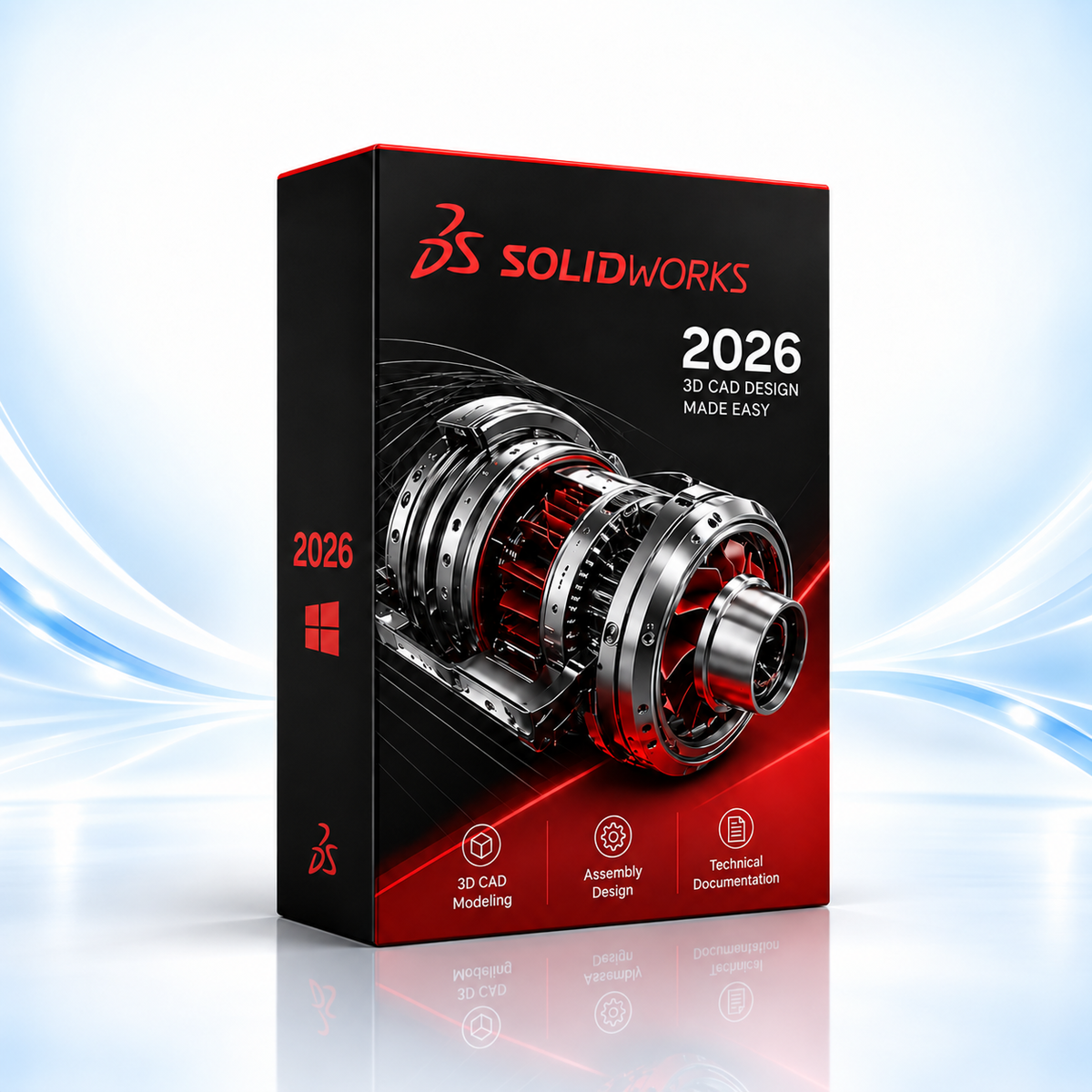 Aspire 12 + SolidWorks 2026 | Logiciels de conception CNC & CAO | Licence à vie