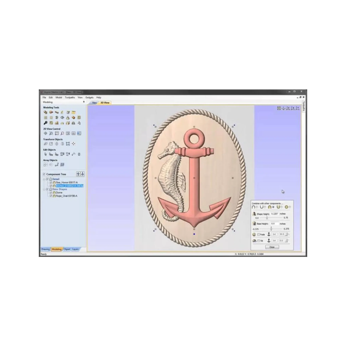 Logiciel de conception CNC Vectric Aspire 12.5 | Licence à vie