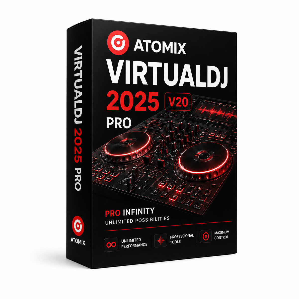 VirtualDJ 2025 Pro Infinity v8.5 | Logiciel DJ professionnel | Licence à vie