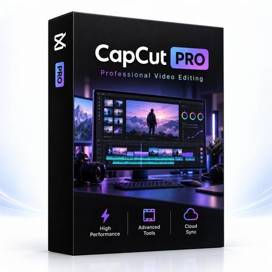 CapCut Pro | Logiciel de montage vidéo | Licence à vie
