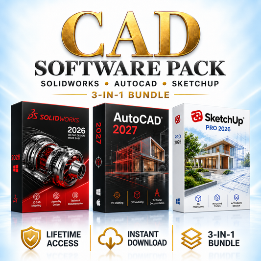 Professional CAD Software Pack 2026 (Instant Download)