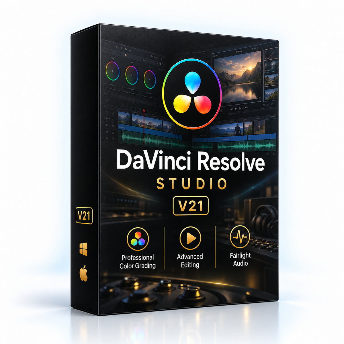 DaVinci Resolve Studio 21 | Montage vidéo professionnel | Licence à vie