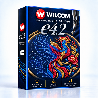 Logiciel de broderie Wilcom e4.2 | Licence à vie