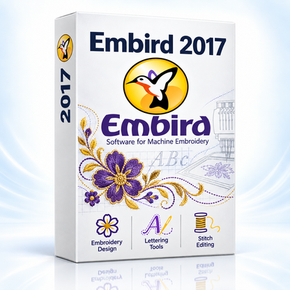 Embird 2017 Embroidery Software | Lifetime License - Instant Download