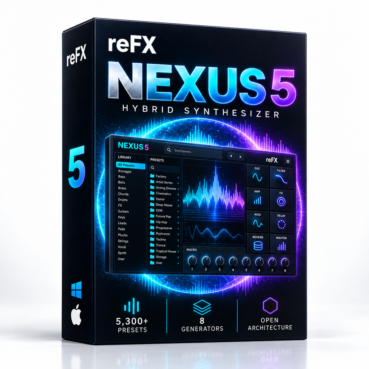 Music Production Pack FL STUDIO 24 - NEXUS 5 - LOGIC PRO - OMNISPHERE 2