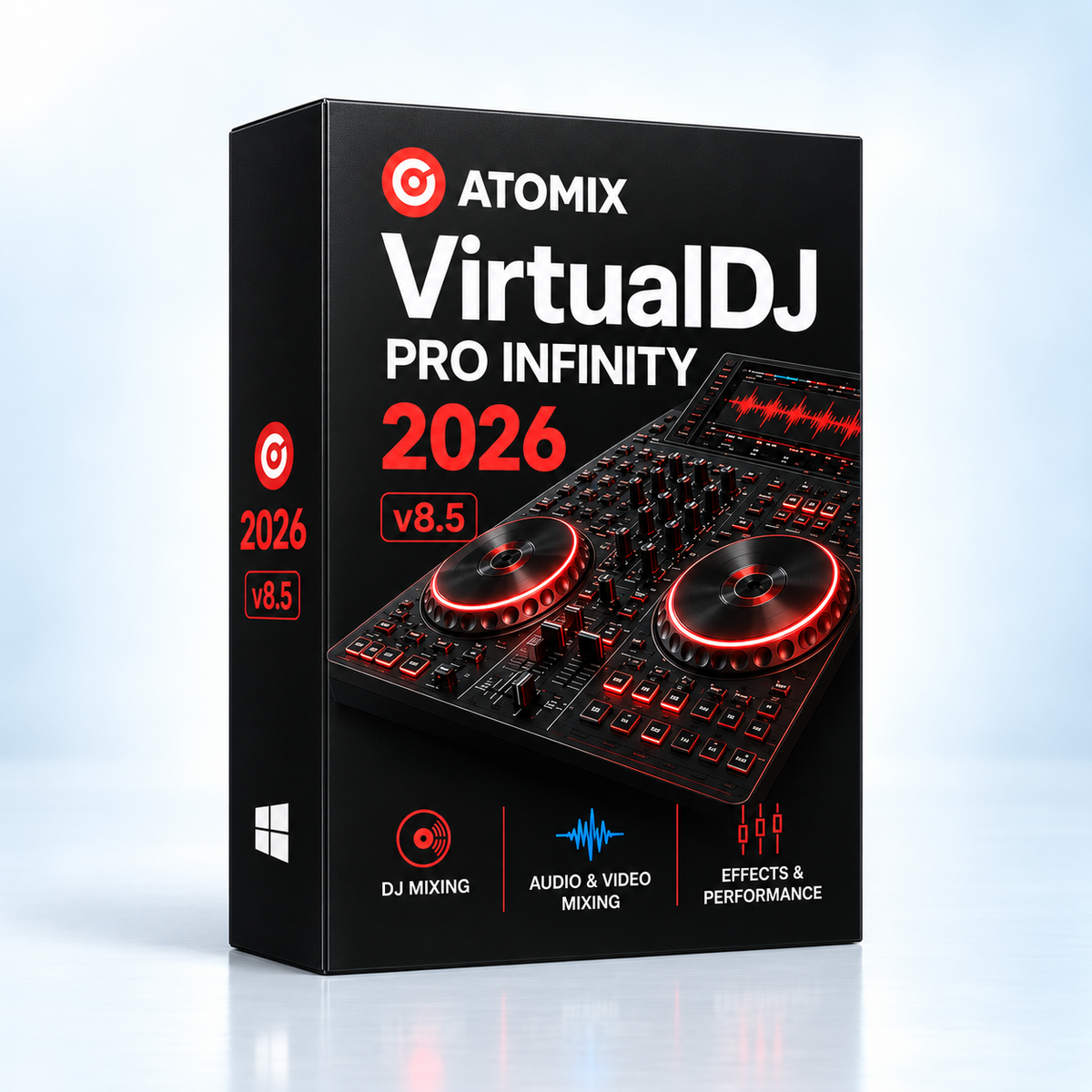 VirtualDJ 2026 Pro Infinity | Logiciel DJ professionnel | Licence à vie