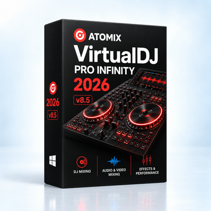 VirtualDJ 2026 Pro Infinity | Logiciel DJ professionnel | Licence à vie