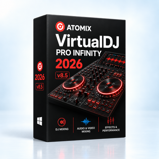 VirtualDJ 2026 Pro Infinity | Logiciel DJ professionnel | Licence à vie