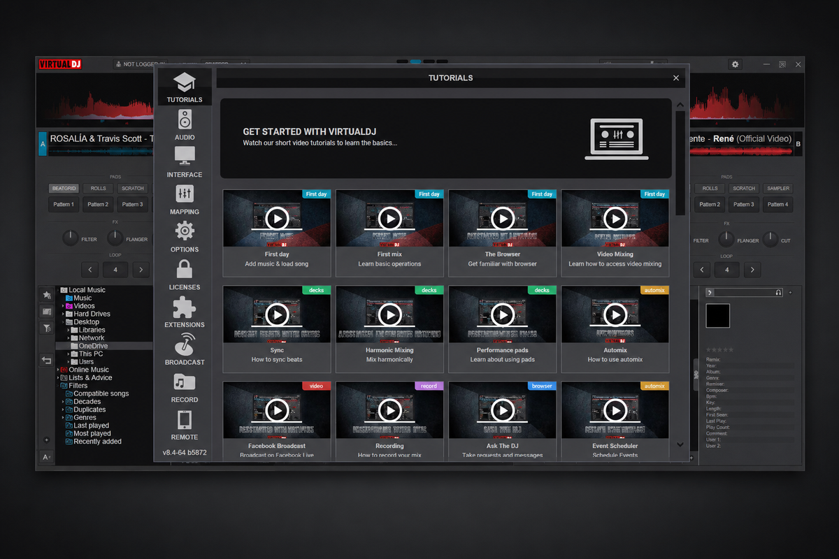 VirtualDJ 2026 Pro Infinity | Logiciel DJ professionnel | Licence à vie