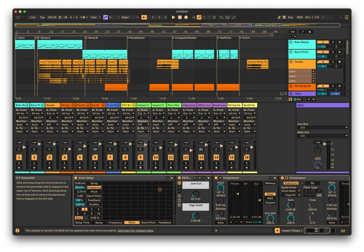 Ableton Live 12 | Logiciel de production musicale | Licence à vie