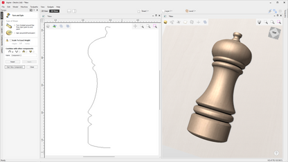 Logiciel de conception CNC Vectric Aspire 12.5 | Licence à vie