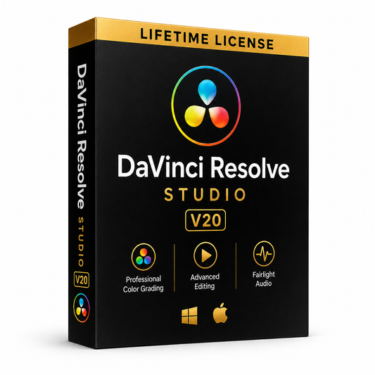 DaVinci Resolve Studio v20 Lifetime License (Instant Download)