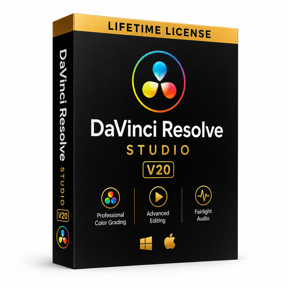 DaVinci Resolve Studio v20 | Montage vidéo professionnel | Licence à vie