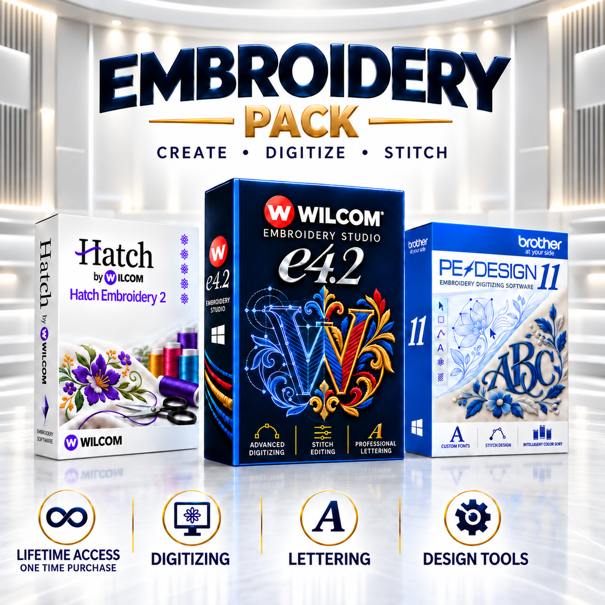 Embroidery Pack Hatch 2 - Wilcom e4.2 - PE design 11