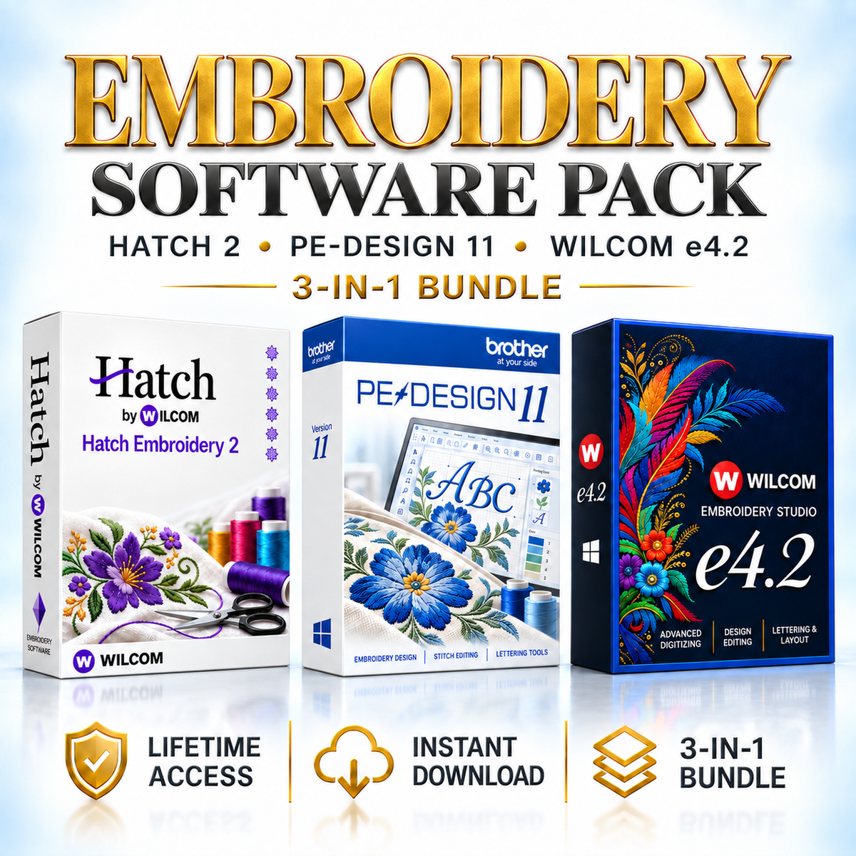 Embroidery Pack Hatch 2 - Wilcom e4.2 - PE design 11