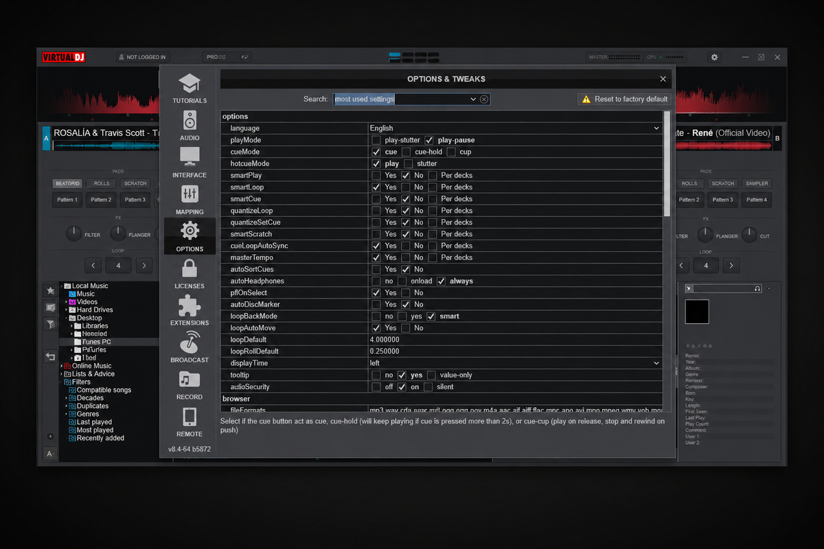 VirtualDJ 2026 Pro Infinity | Logiciel DJ professionnel | Licence à vie