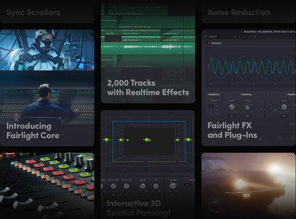 DaVinci Resolve Studio v20 | Montage vidéo professionnel | Licence à vie