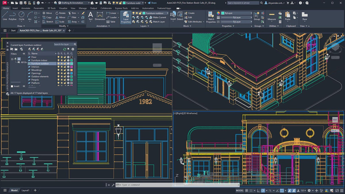 Logiciel AutoCAD 2027 | Conception CAO 2D et 3D | Licence à vie